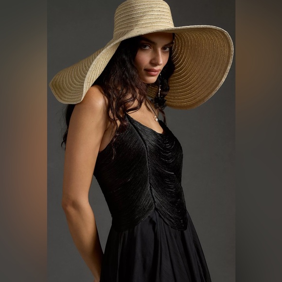 Anthropologie Fringe Bodice Midi Dress - Picture 7 of 16